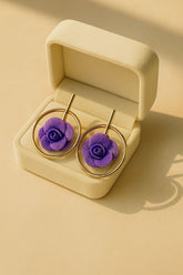 Fancy Earring-372 (Purple)
